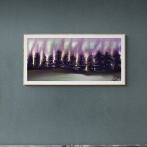 Pine Forest | Nature | Modern Wall Art Decor | Minimalist Digital Prints